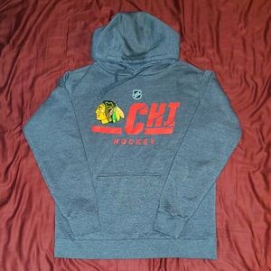 Chicago Blackhawks Fanatics Authentic Pro Secondary Logo Pullover Hoodie